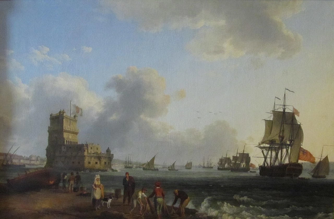Torre di Belém alla foce del Tago a Lisbona - Weimar Schlossmuseum